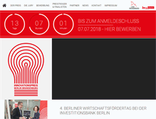 Tablet Screenshot of innovationspreis.de